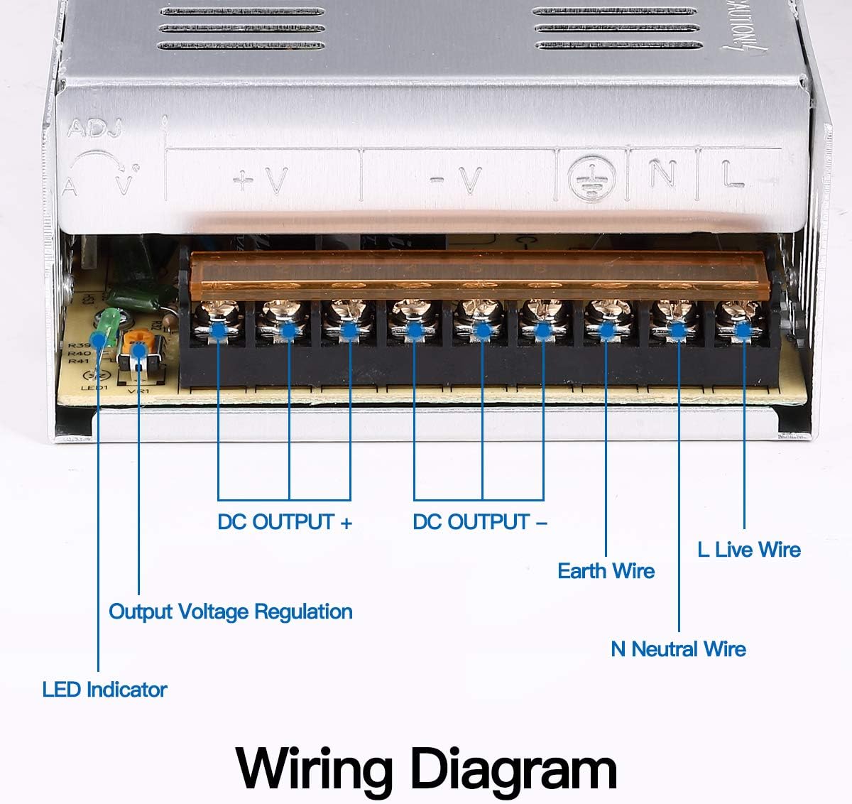 50A 600W 12V DC Power Supply, Universal Regulated Switching AC 110V/220V to DC Converter (SMPS) Transformer Driver Adapter for LED Strip Lights, CCTV Camera System, 3D Printer, Radio, Computer Project
