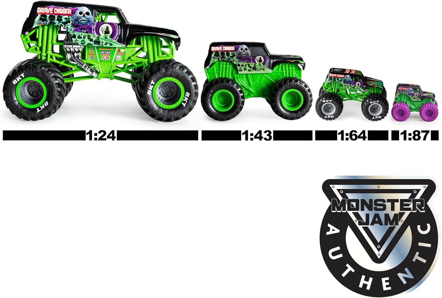 Monster Jam Official Monster Truck - El Toro Loco 1:24 Scale Die-Cast Vehicle - Chrome Rims and Tires For All Playsets - Collectible For Fans & Parties