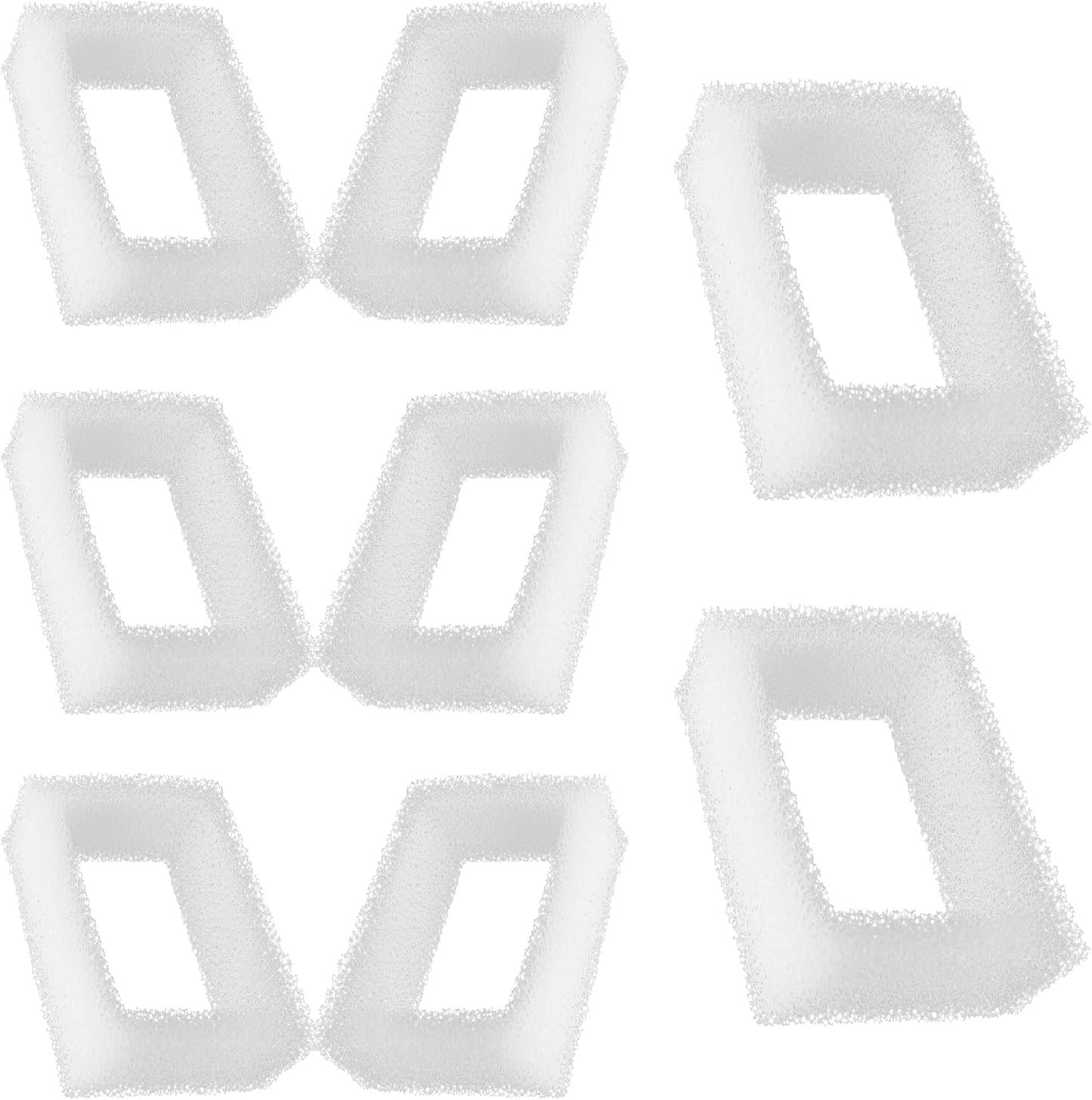 Delapan Cat Water Fountain Filters for 67oz/2L Cup Cake Ceramic Pet Fountain, 8 Pack Pet Replacement Filter Sponges fit DR-DC-160 Water Pump