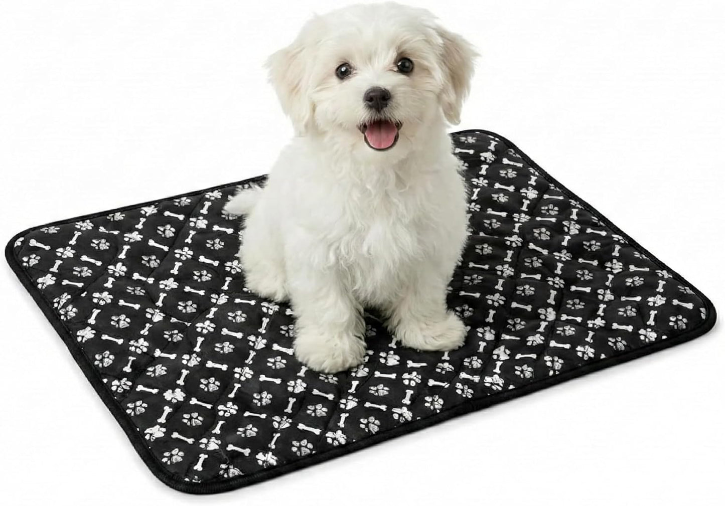SHAZORY Upgraded Washable Pee Pads for Dogs and Cats - Super Absorbent Reusable Puppy Training Pads - 100% Waterproof, Leak-Proof & Non-Slip Whelping Pads for Pet Housebreaking