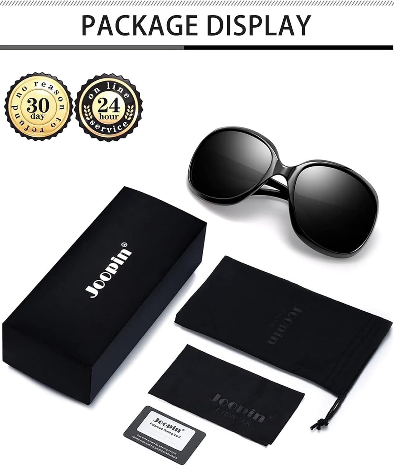 Joopin Oversized Sunglasses Womens Trendy Polarized Large Driving Sun Glasses Ladies UV Protective Big Sunnies Shades