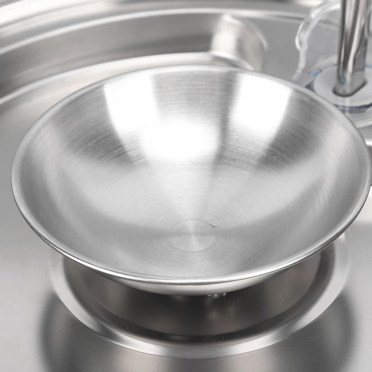 Cat Water Fountain, 3.2L Stainless Steel Dog Water Dispenser Automatic Circulation Pet Drinking Dispenser Running Water Bowl Quiet Dog Drinking Waterer for Cats, Dogs, Multiple Pet