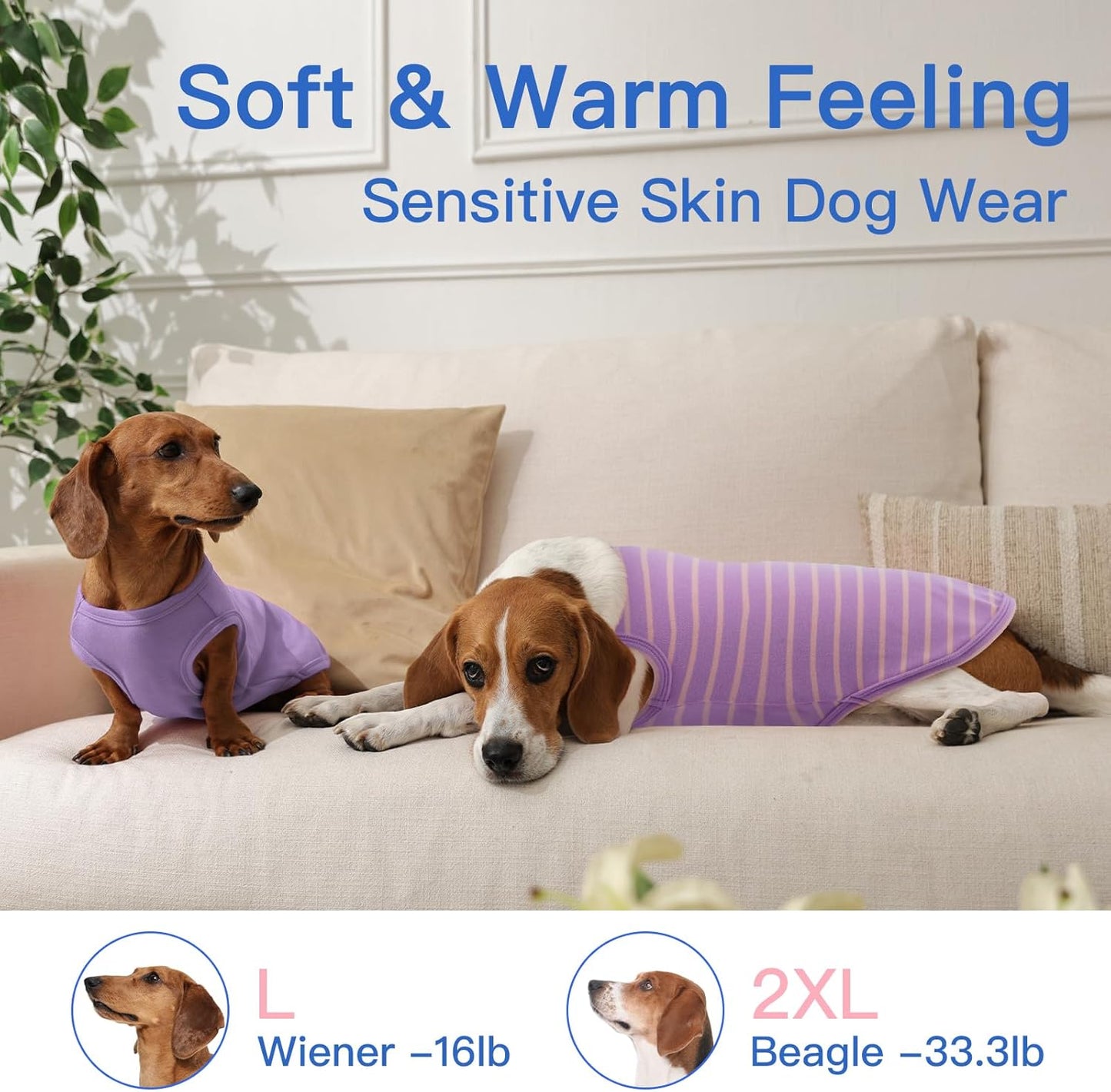 3 Pack Dog Fleece Vest -Pink-M,Classic Striped Solid Pullover| Soft Sweat Shirts for Small Dogs Male,Stretchy Lightweight Pullover for Outdoor Chill Protection