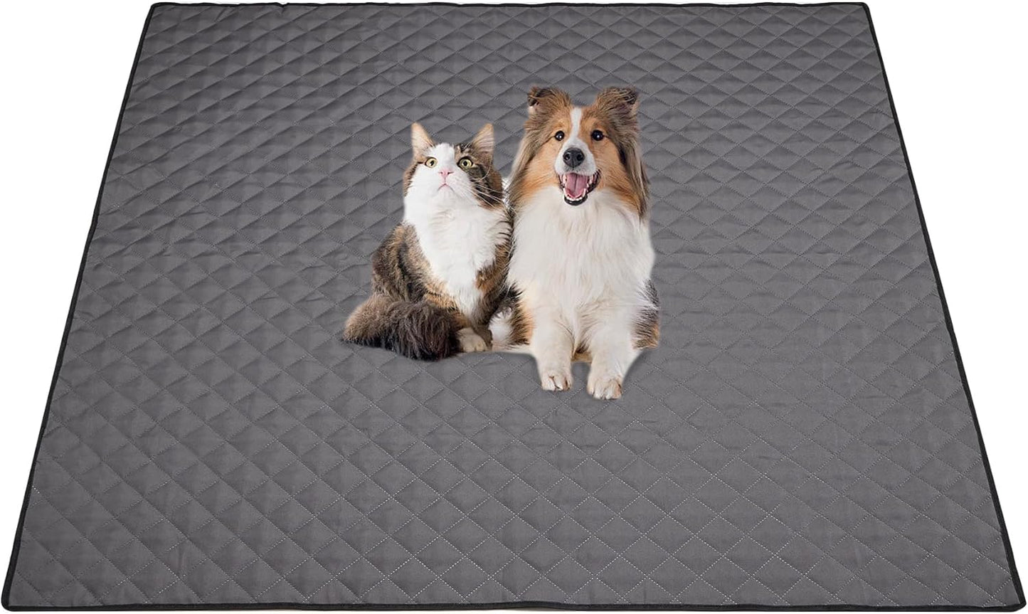 Washable Pee Pads for Dogs, 56"X 56" Pet Playpen Mat Square Absorbent Dog Pads for Whelping Potty Housebreaking Incontinence Playpen Crate Kennel