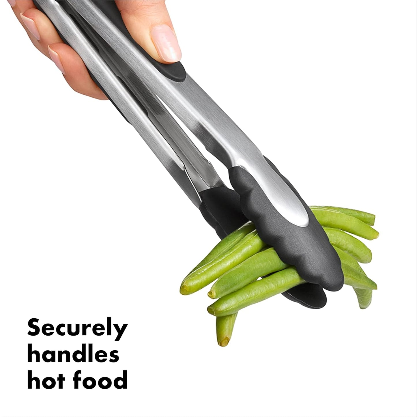 OXO Good Grips 2-Piece Tongs with Nylon Heads Set
