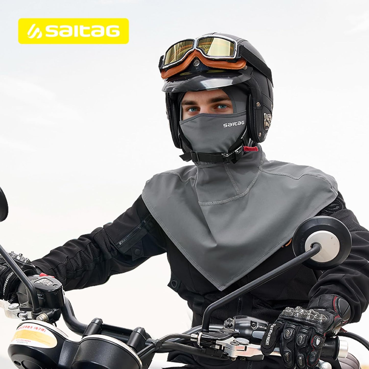 Ski Mask Winter Balaclava Warm Long Hem Full Face Mask for Men Women, Cold Weather Gear for Skiing Motorcycling