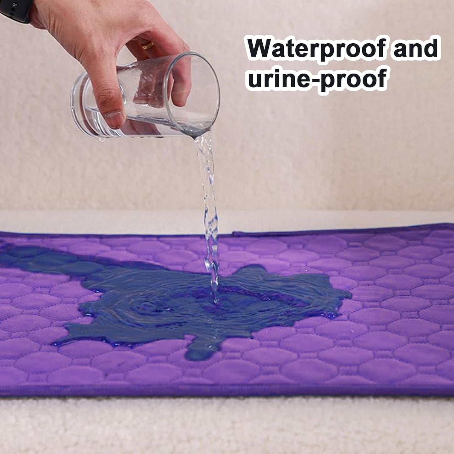 Pee Pads for Dogs, Reusable Puppy Training Pads, Waterproof Leakproof Mats, Breathable Comfortable Pet Supplies, Indoor Outdoor Protection, Absorbent Pad for Small Medium Large Breeds