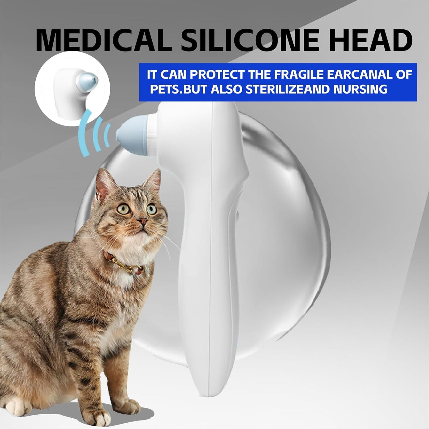 Ear Care Pro for Cats & Dogs- Soothing Relief from Ear Mite & Tick at-Home Ear Comfort with Ozone Technology Cleans Ears & Prevents Infections