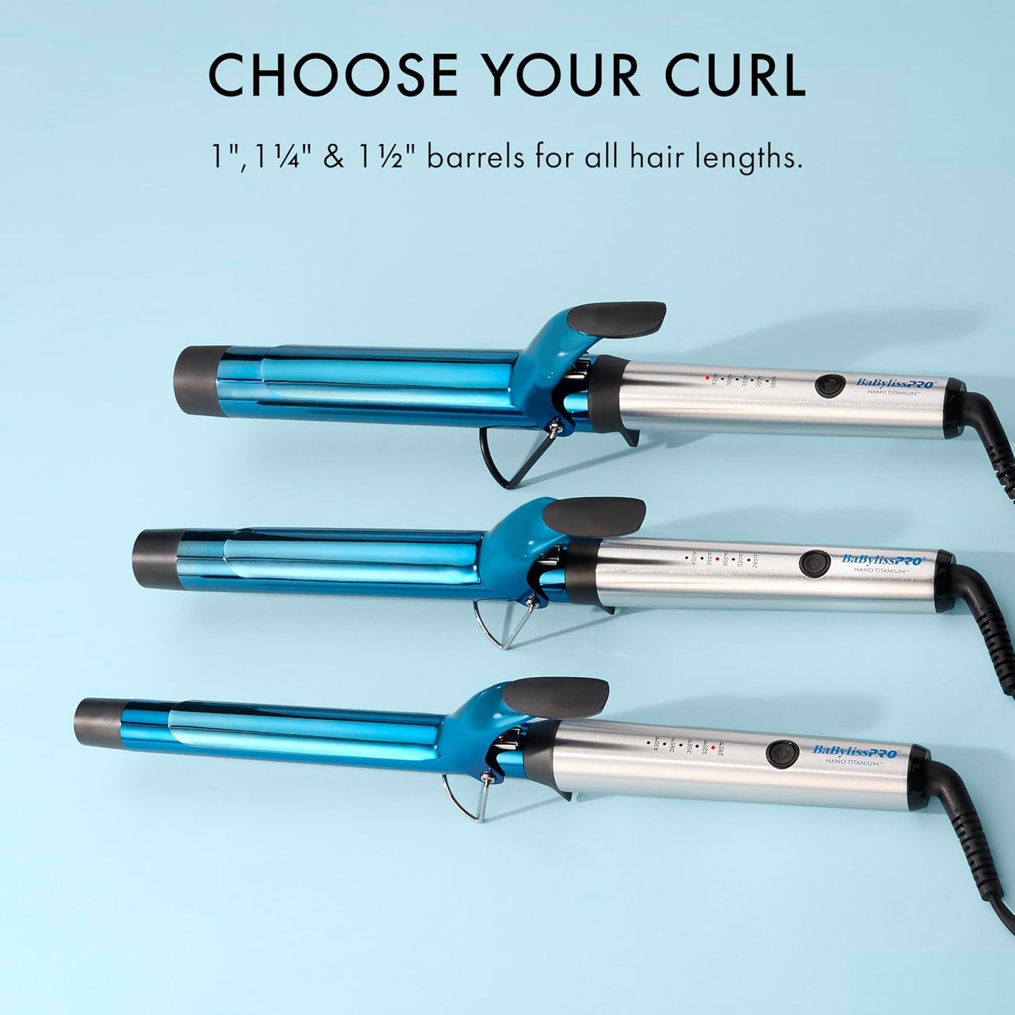 Nano Titanium Professional Curling Iron with Extended/Long Barrel Perfect for Longer Hair