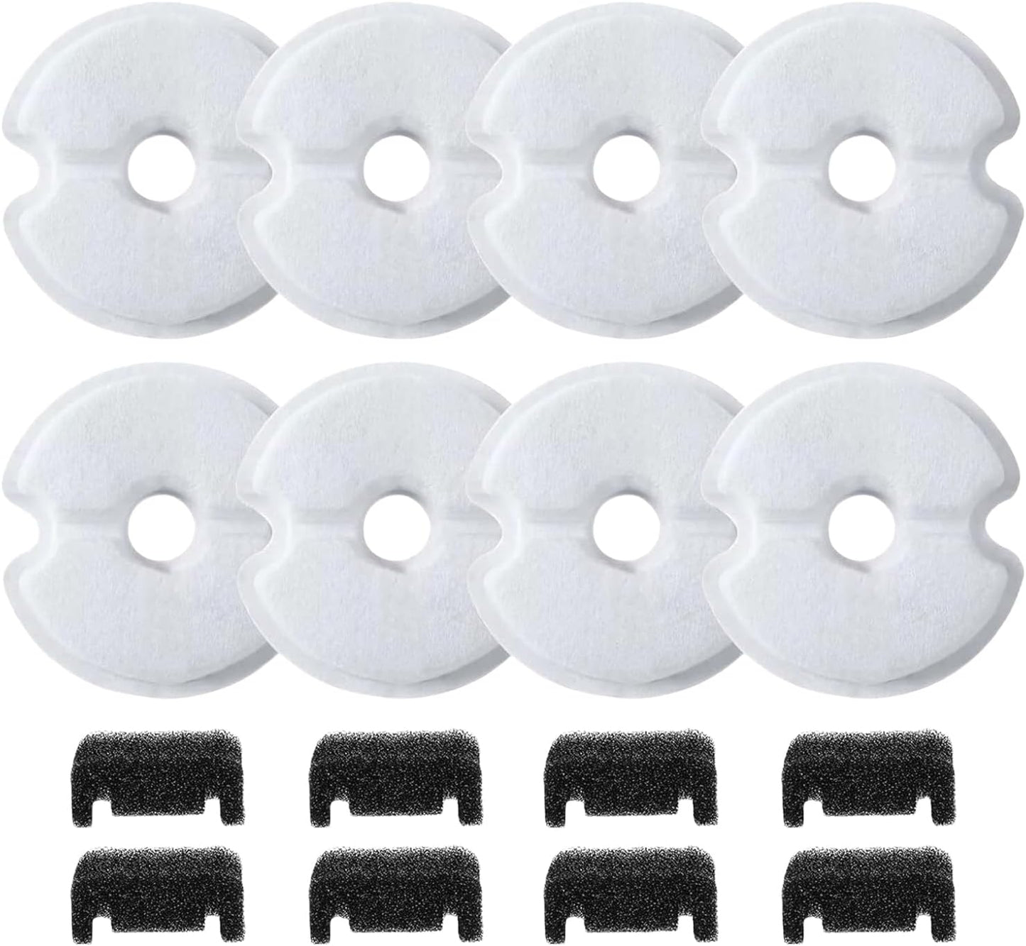 Genérico Pet Water Fountain Filter - Replacement Filters for Pet Water Dispenser Fountain | Adjustable Filtration Safe for Cats, Dogs, Solution
