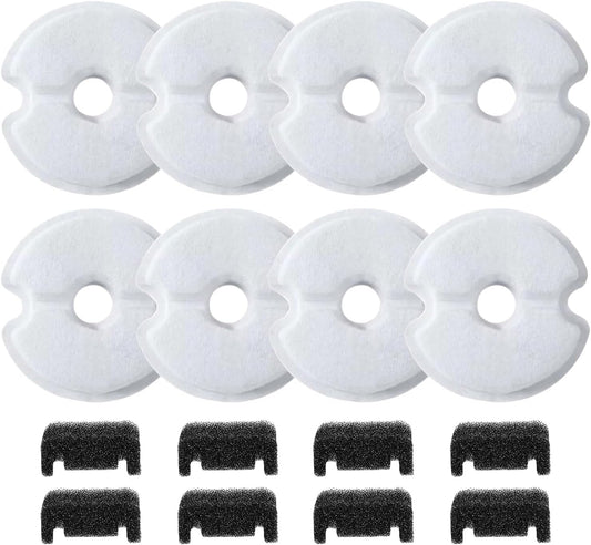 Genérico Pet Water Fountain Filter - Replacement Filters for Pet Water Dispenser Fountain | Adjustable Filtration Safe for Cats, Dogs, Solution