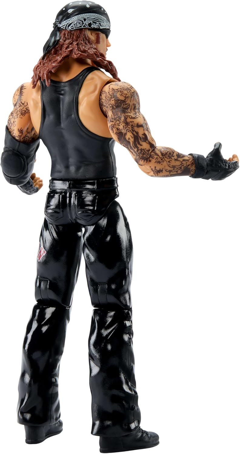 Mattel WWE Undertaker Action Figure, Main Event Series #161, 6-inch Collectible Superstar with 14 Articulation Points & Life-Like Look