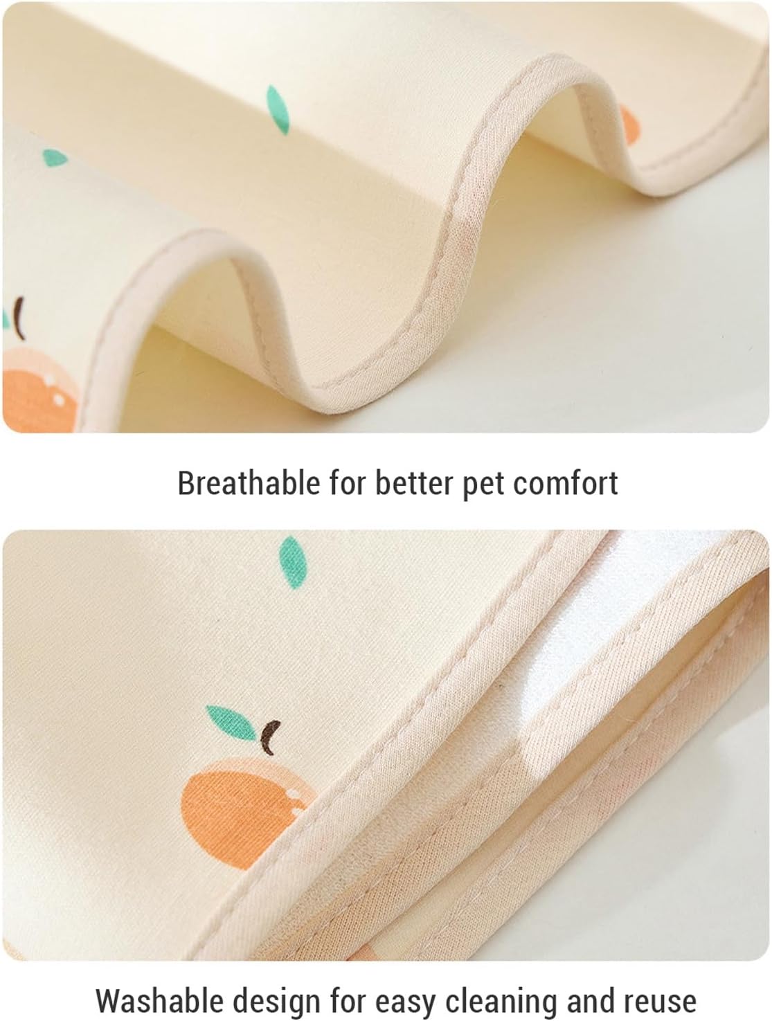 Dog Washable Pee Pad Reusable Breathable Fast Absorbent Multifunctional Pet Urine Pad Super Soft Microfiber TPU Material for Dogs Puppies Training Indoor Outdoor Use (90*120cm)
