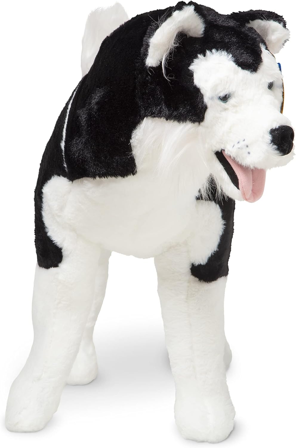 Melissa & Doug Giant Siberian Husky - Lifelike Stuffed Animal Dog (Over 2 feet Tall)