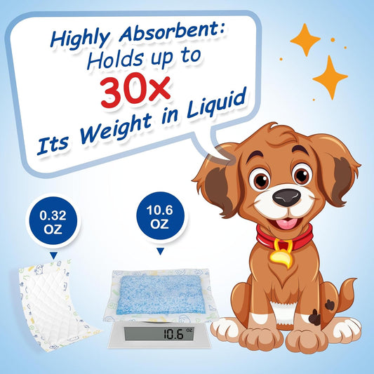 Dog Diaper Liners Booster Pads for Male and Female Dogs, 100ct, Super Absorbent Disposable Belly Band Liners for Male Dogs fit Most Types of Dog Diapers,Wraps(Regular)