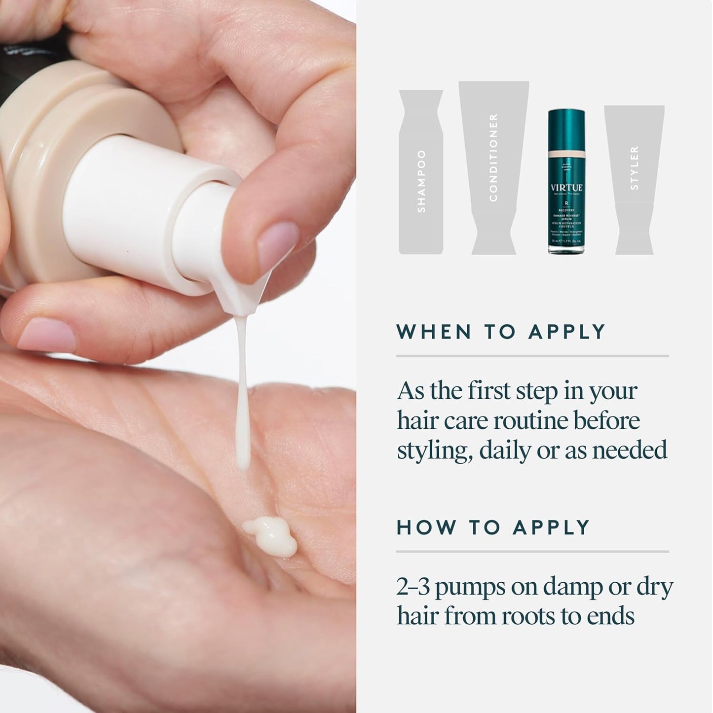 VIRTUE Recovery Damage Reverse Hair Serum