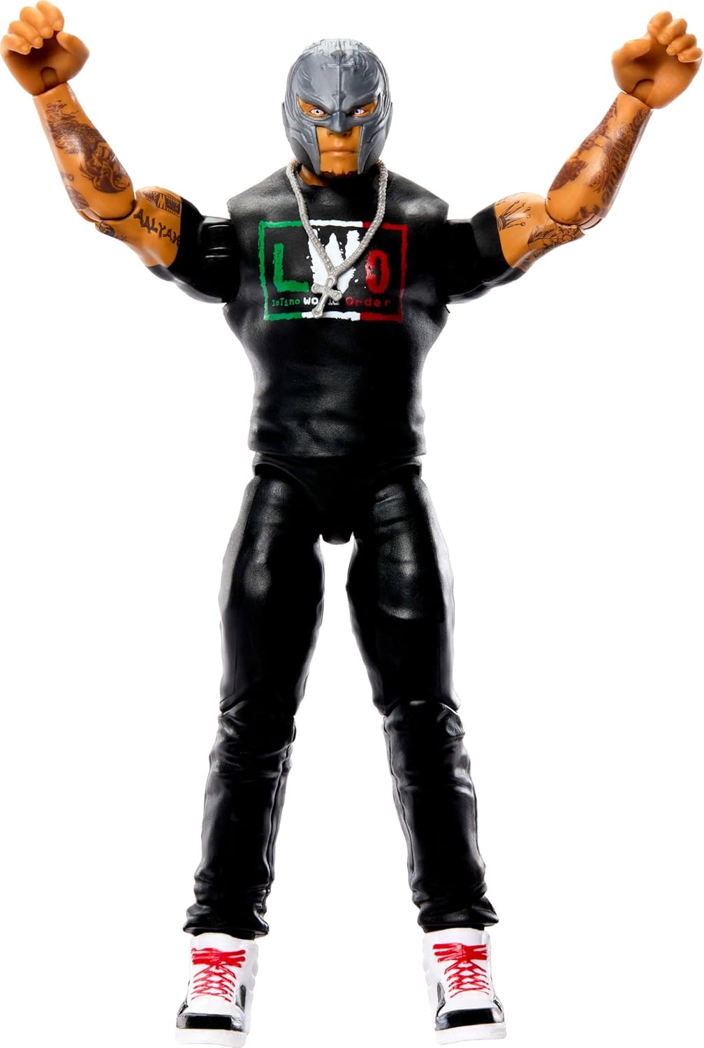 Mattel WWE Rey Mysterio Action Figure, Main Event Series #162, 6-inch Collectible Superstar with 104 Articulation Points & Life-Like Look