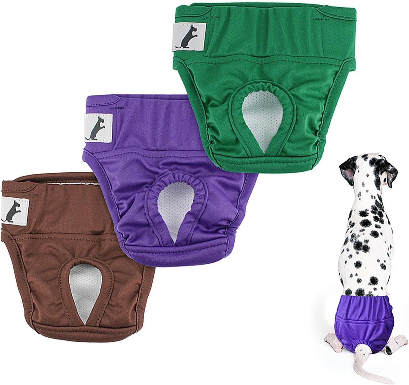 Washable Girls Dog Physiological Pants Reusable Sanitary Underwear Belly Wrap Bands Diaper for Large Small Dog