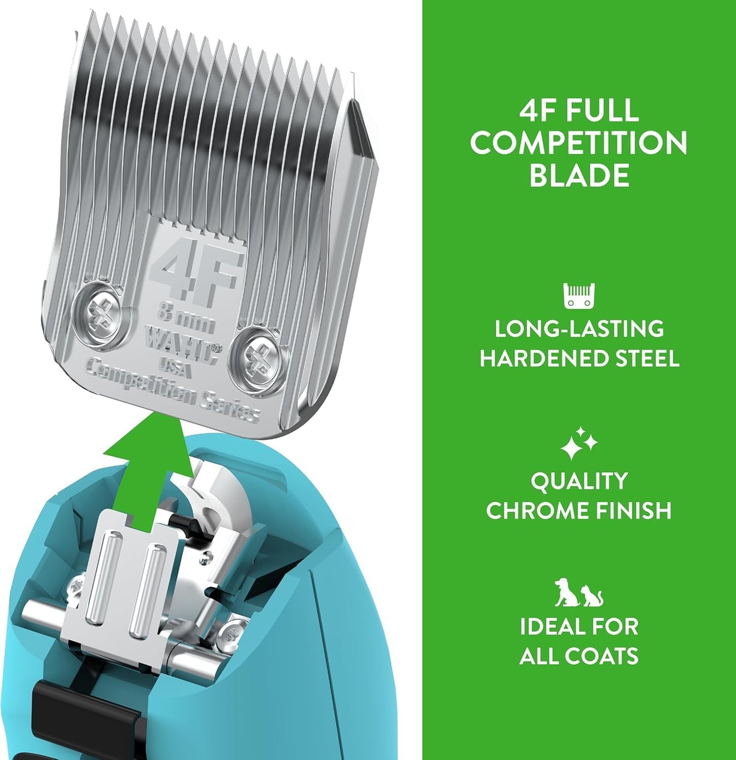 Wahl Professional Animal 4F Full Competition Blade 5/16" 2375-100, Steel