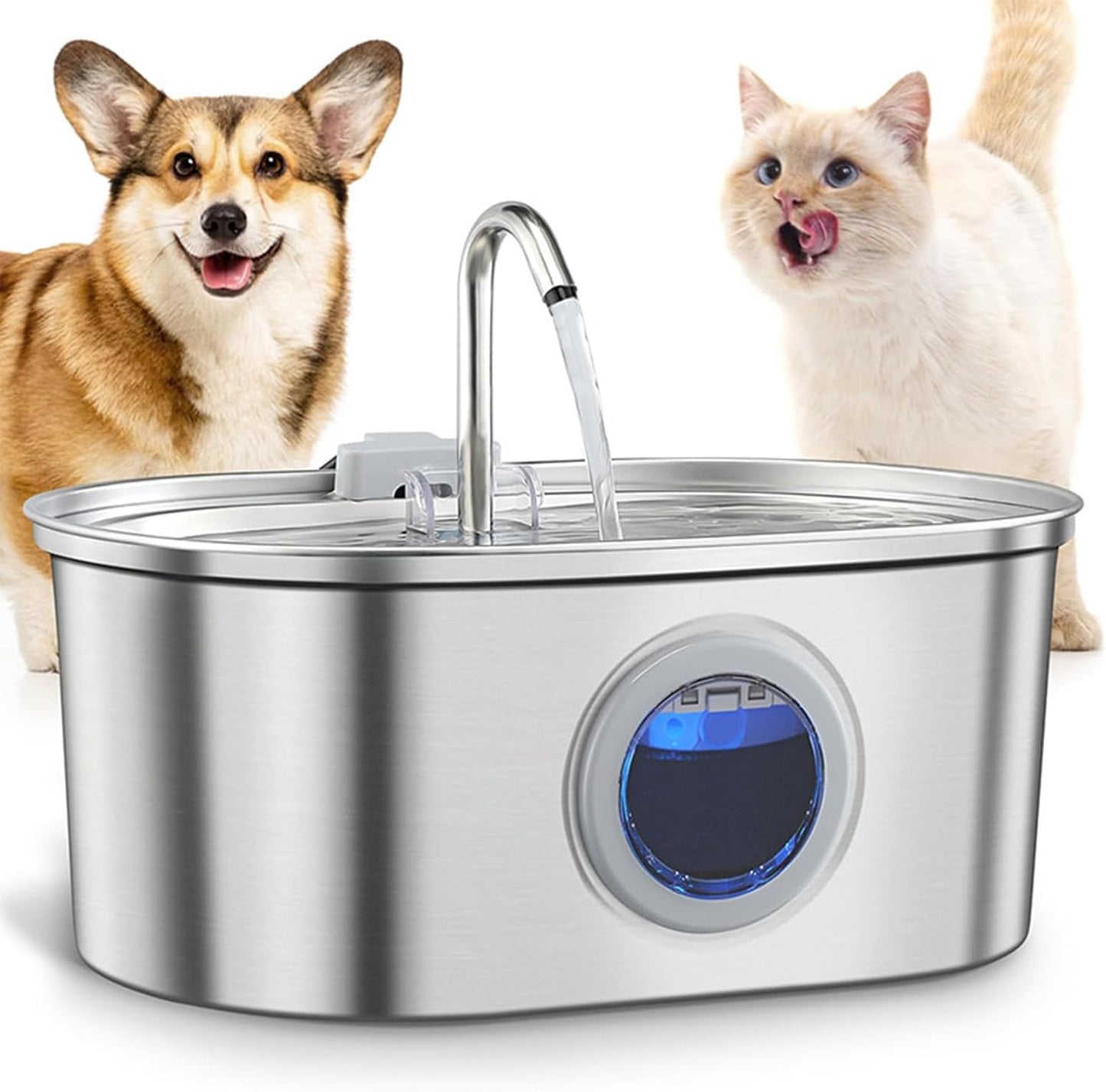 Automatic Cats Water Fountain Feeding Bowl Pet Drink Bowl Large Capacity Pet Drinking Dispenser for Cats for Dogs