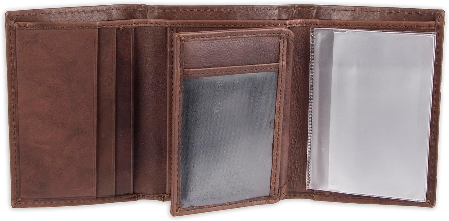 Kenneth Cole REACTION Men's RFID Slim Leather Trifold Wallet