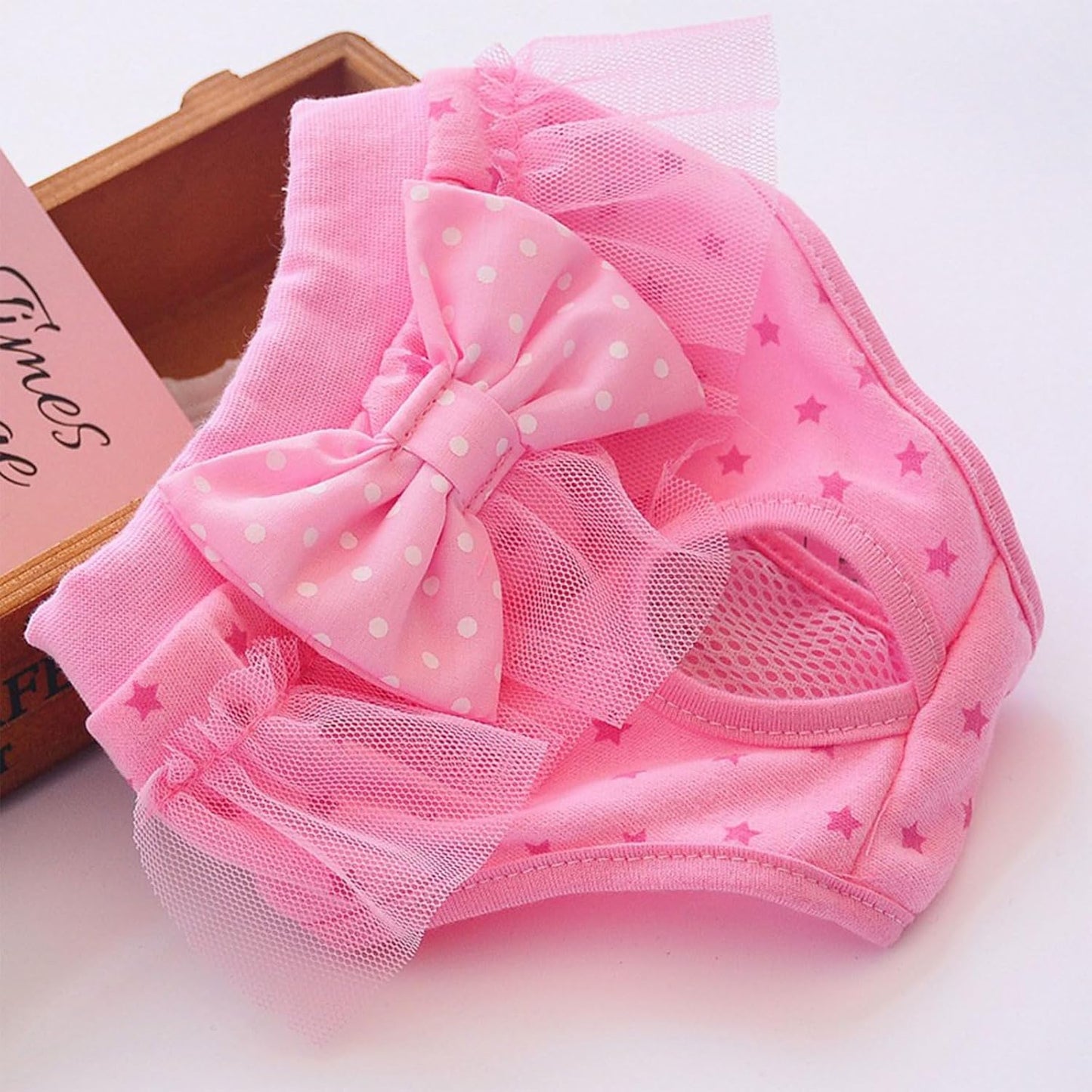 Dog Diaper Sanitary Panties for Girl Female Pet Physiological Pantie for Small Pet Kitten Jumpsuits Briefs Short Diapers Diapers Washable