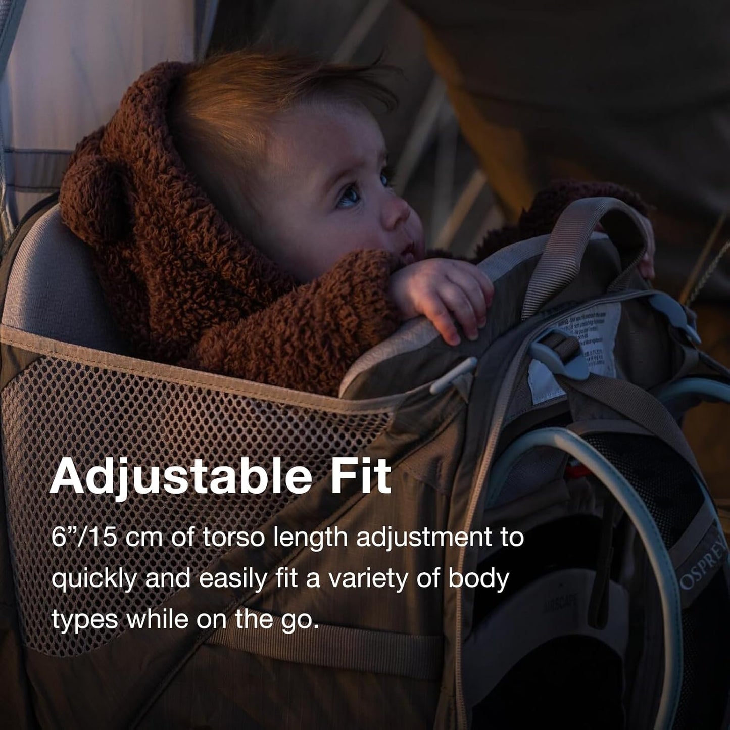 Osprey Poco Child Carrier Backpack - Adjustable Travel Baby Carrier with Sunshade - Hiking Carrier for Toddlers