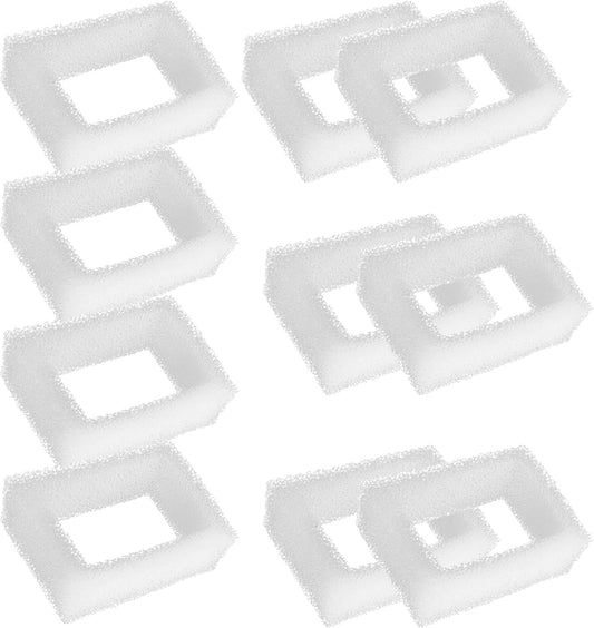 Cat Water Fountain Filters,10 Pack Cat Fountain Replacement Filters for 2L/67oz Round Stainless Steel Pet Water Fountain,Dog Water Fountain