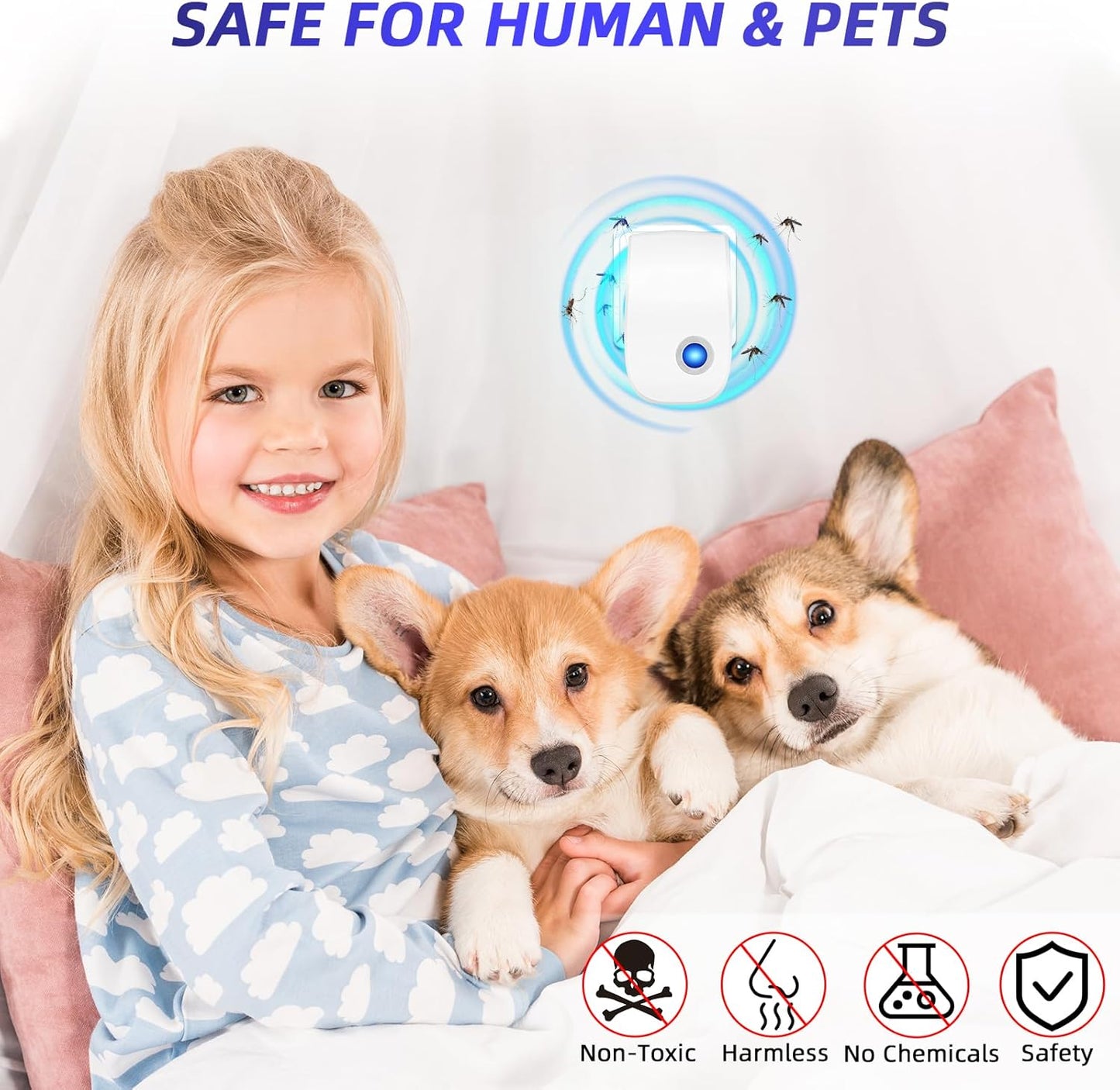 2026 Electronic Ultrasonic Pest Control Repeller Plug in for Roach Rodent Mouse Spider Bugs, Upgraded Mouse Repellent Ultrasonic Plug in Mice Repellent Indoor for Home, Office, Kitchen(10Pack)