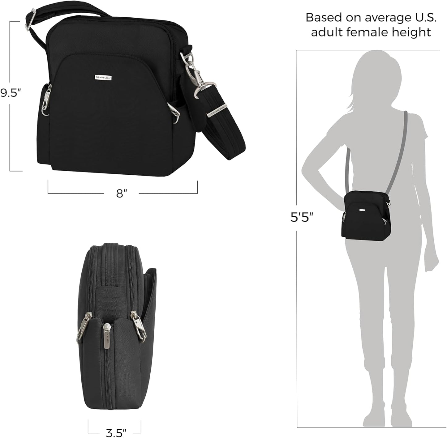Travelon Anti-Theft Classic Travel Bag