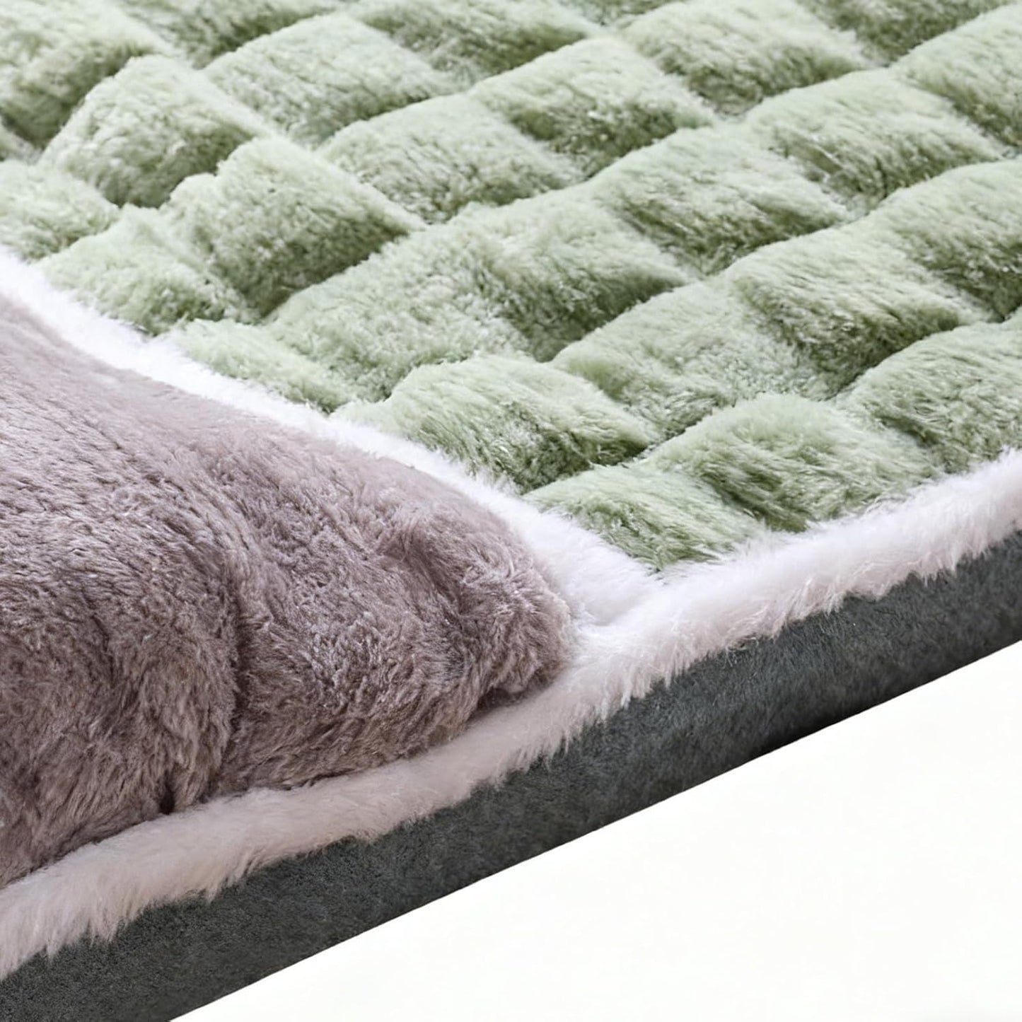 Cat Cushion - Back Support Machine Washable, Indoor Dog Cat Plush Pad, Travel Shelter Backyard Balcony RV Kennel, Sofa Floor Small Medium Large Breeds