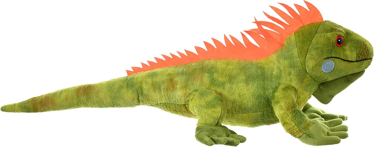 Wild Republic Iguana Plush, Stuffed Animal, Plush Toy, Kids Gifts, Cuddlekins, 15 Inches, Multi (12905)