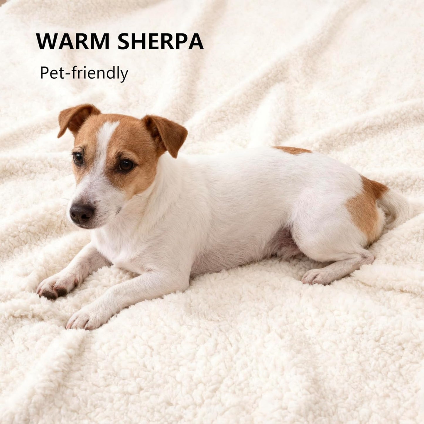 Waterproof Blanket for Bed, Leak Proof Dog Couch Sherpa Throw Blankets Queen Size, Reversible Pet Sofa Furniture Protector Machine Washable-86 x90,Orange