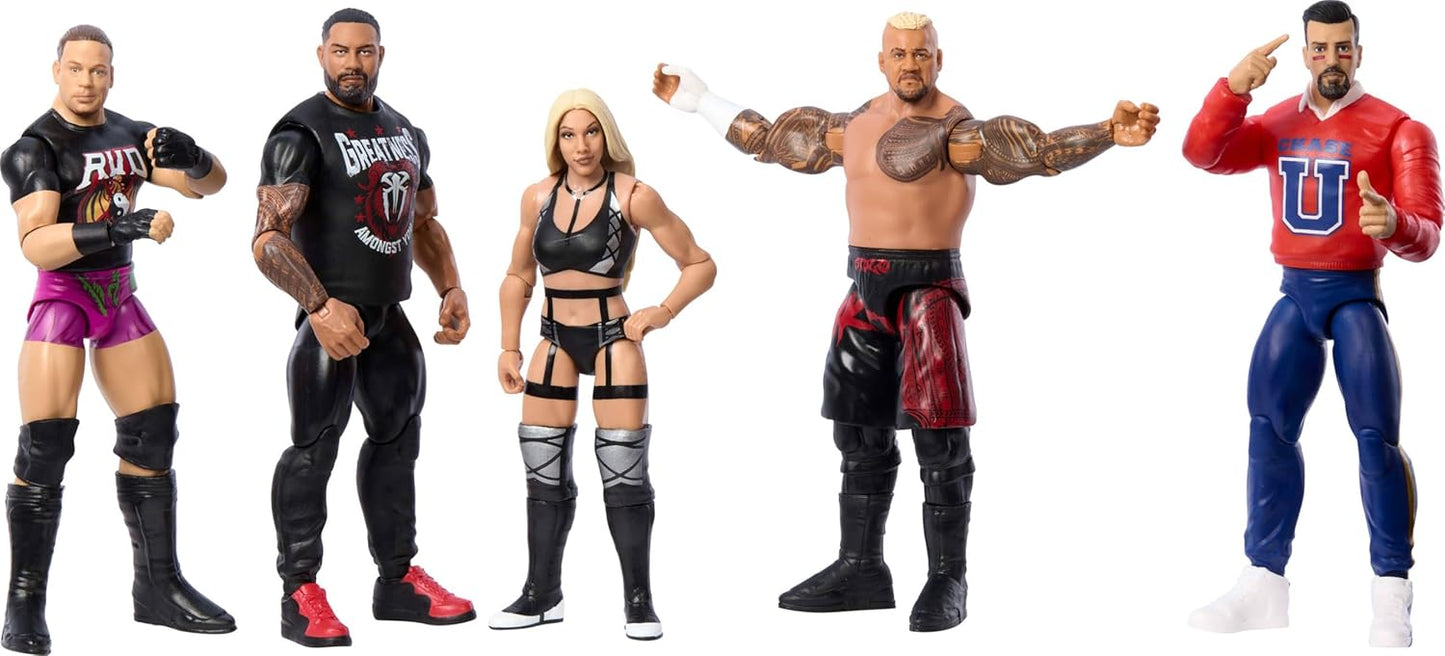 Mattel WWE Roman Reigns Action Figure, Main Event Series #151 6-inch Collectible with 10 Articulation Points & Life-Like Look