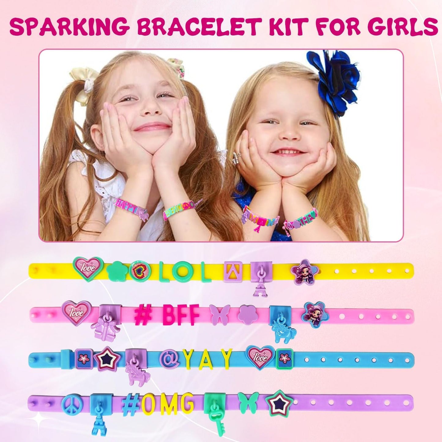 Friendship Bracelet Making Kit for Girls, Birthday Gifts Art & Craft Kits for Kids, DIY Jewelry Making Kit, Girls Present for Ages 5-12, Toys for Age 5, 6, 7, 8, 9, 10, 11, 12 Years Old