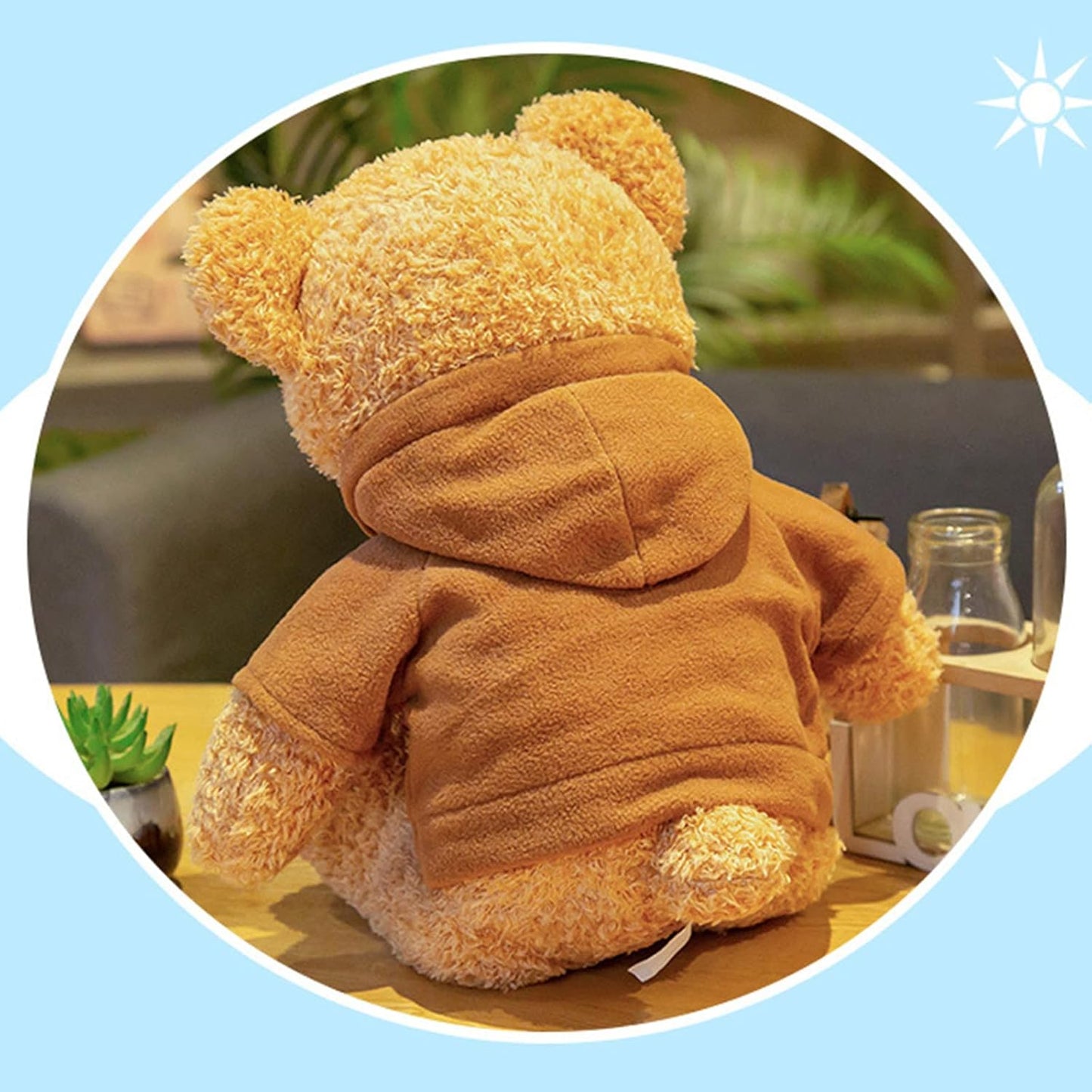 11.8 inches Teddy Bear Stuffed Animals Soft Plush Cute Teddy Bear Doll for Boys Girls (Red)
