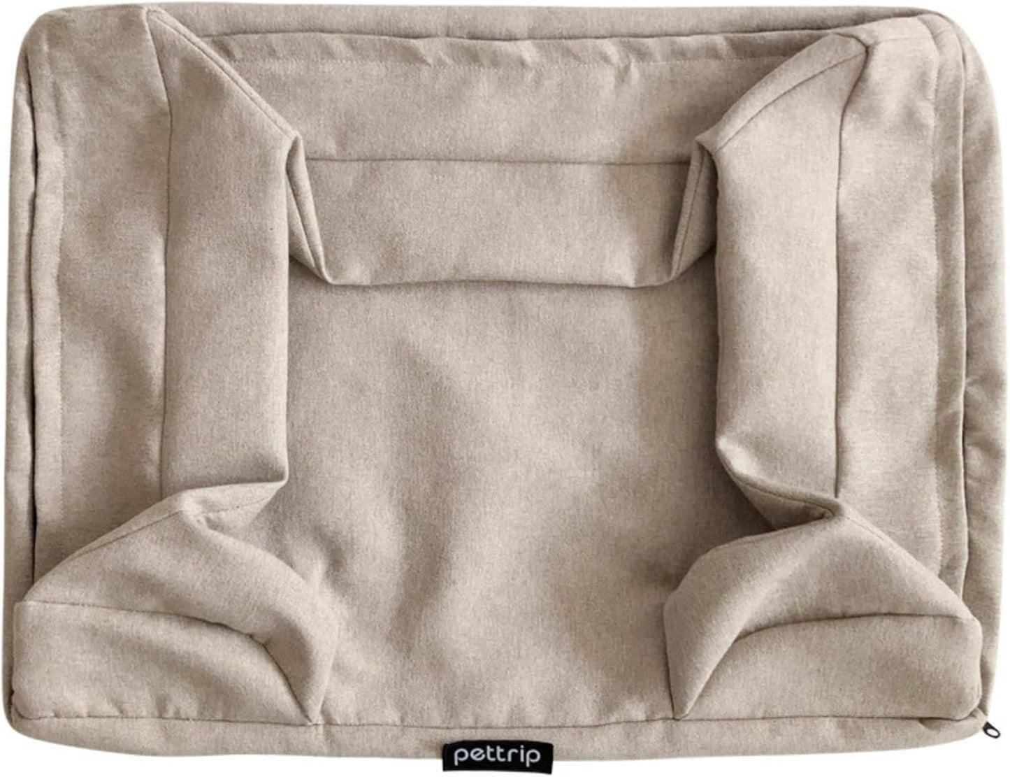 Dog Bed, Removable and Washable Dog Kennel Dog Sofa Litter pet Kennel Four Seasons Dog Kennel cat Kennel cat Litter. (Changing Cover - Grey, M(60 * 45 * 13cm))