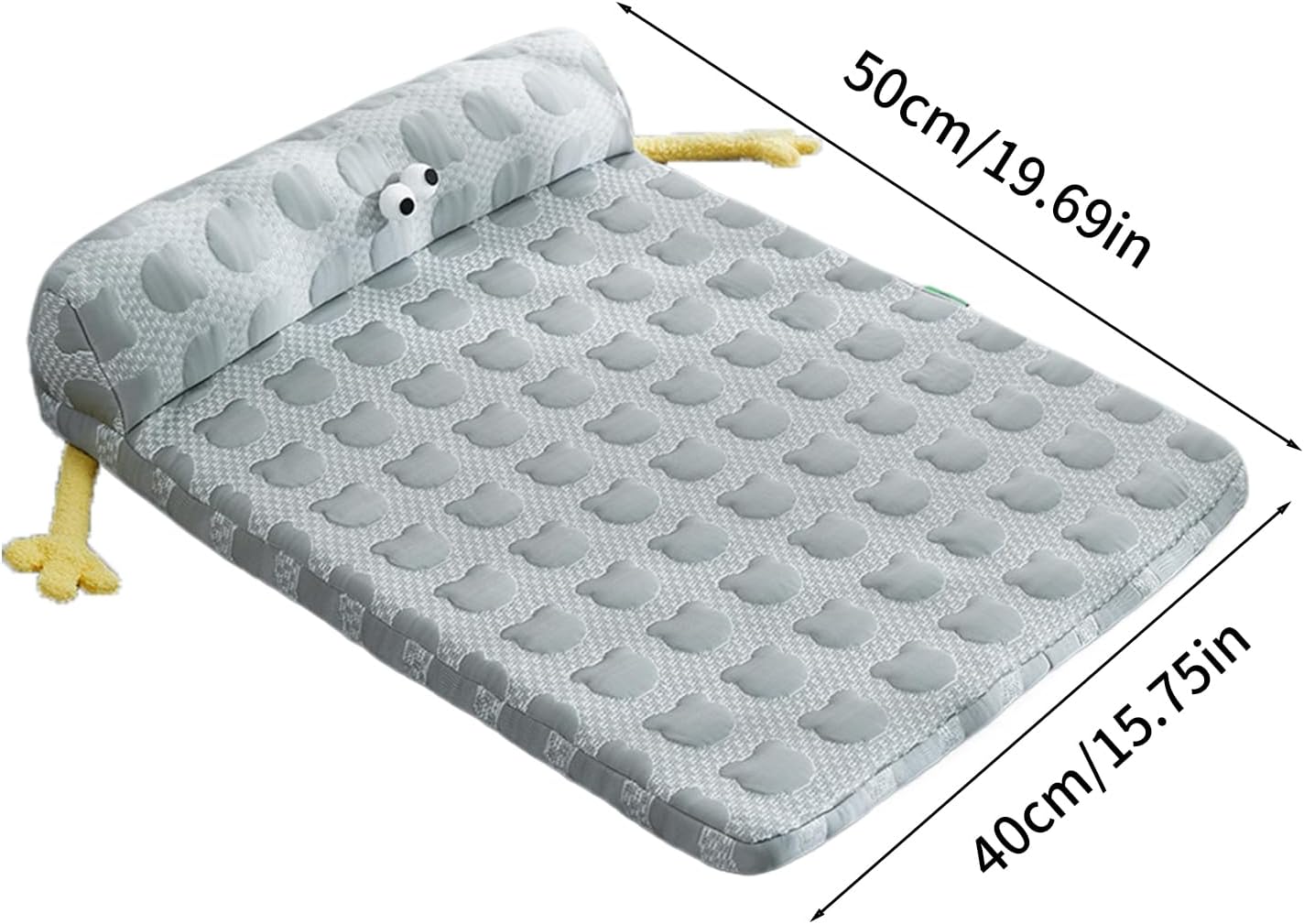 Cooling Dog Bed, Sleeping Mat Pad, Pet Cushion with Non-Slip, Cooling Pad with Washable Cover, Pet Accessories Collection, Comfort Kit for Puppy Cat Kennel Crate Indoor Outdoor Camping