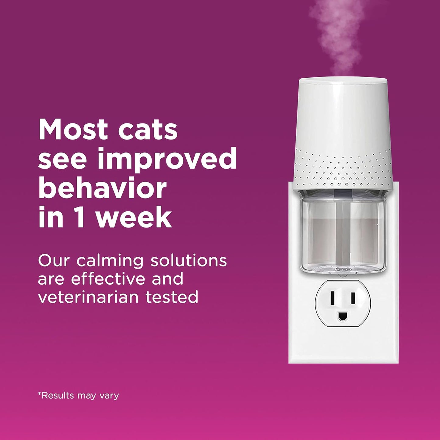 COMFORT ZONE Multi Cat Calming Diffuser Refill, 6 Pack – Cat Calming Pheromone Refills Help Reduce Anxiety, Stress, Scratching, Urine Marking, Multi-Cat Aggression, (30-Day Refills, 180-Day Supply)