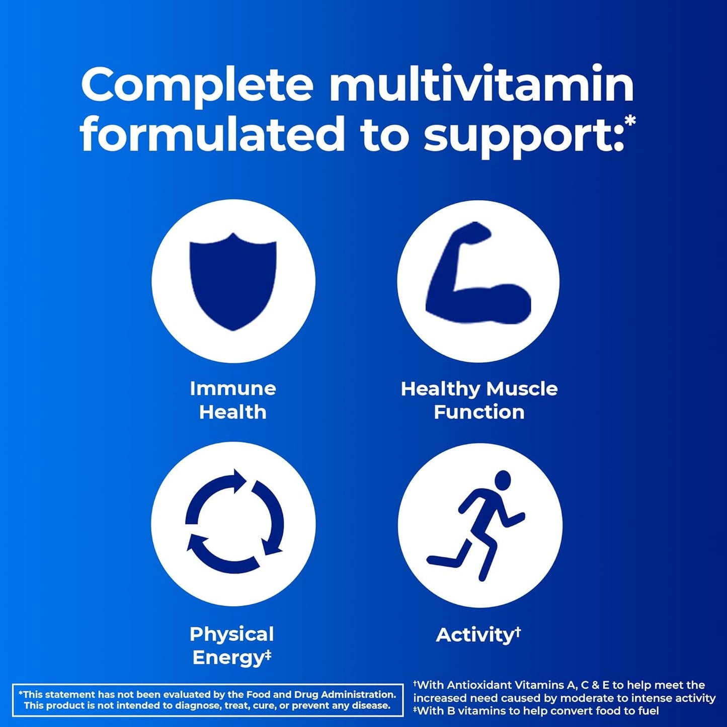 One A Day Men’s Pro Edge Multivitamin, Supplement with Vitamin A,C,D, E and Zinc for Immune Health Support and Magnesium for Healthy Muscle Function, 50 Count