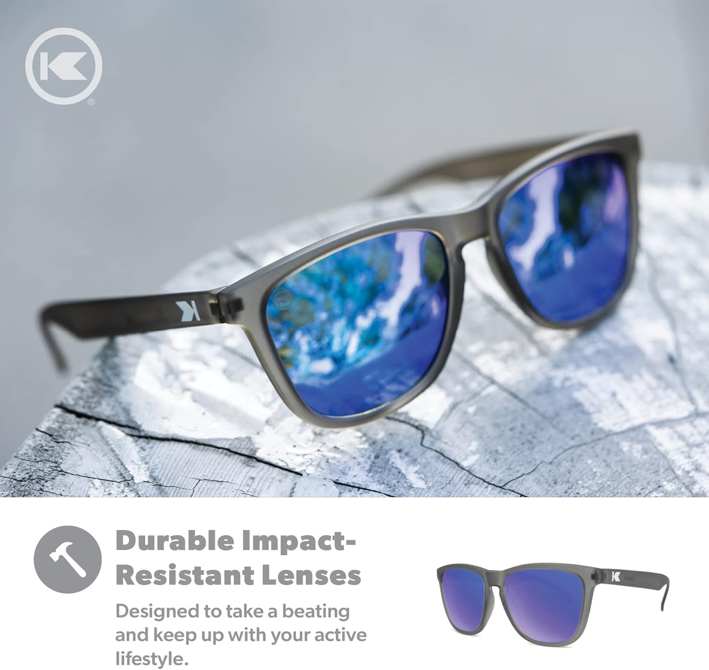 Knockaround Classics Polarized Sunglasses for Men & Women - UV400 Protection