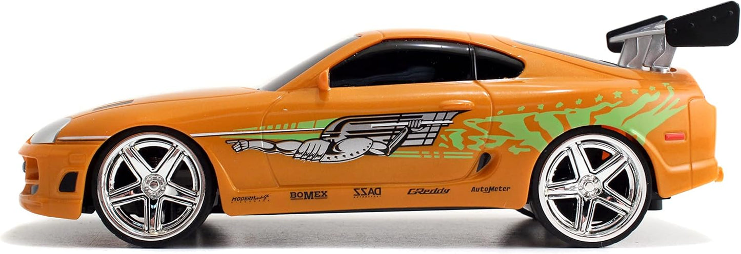 Jada Toys - Fast and Furious 1:24 Radio Control, Brian's Toyota Supra