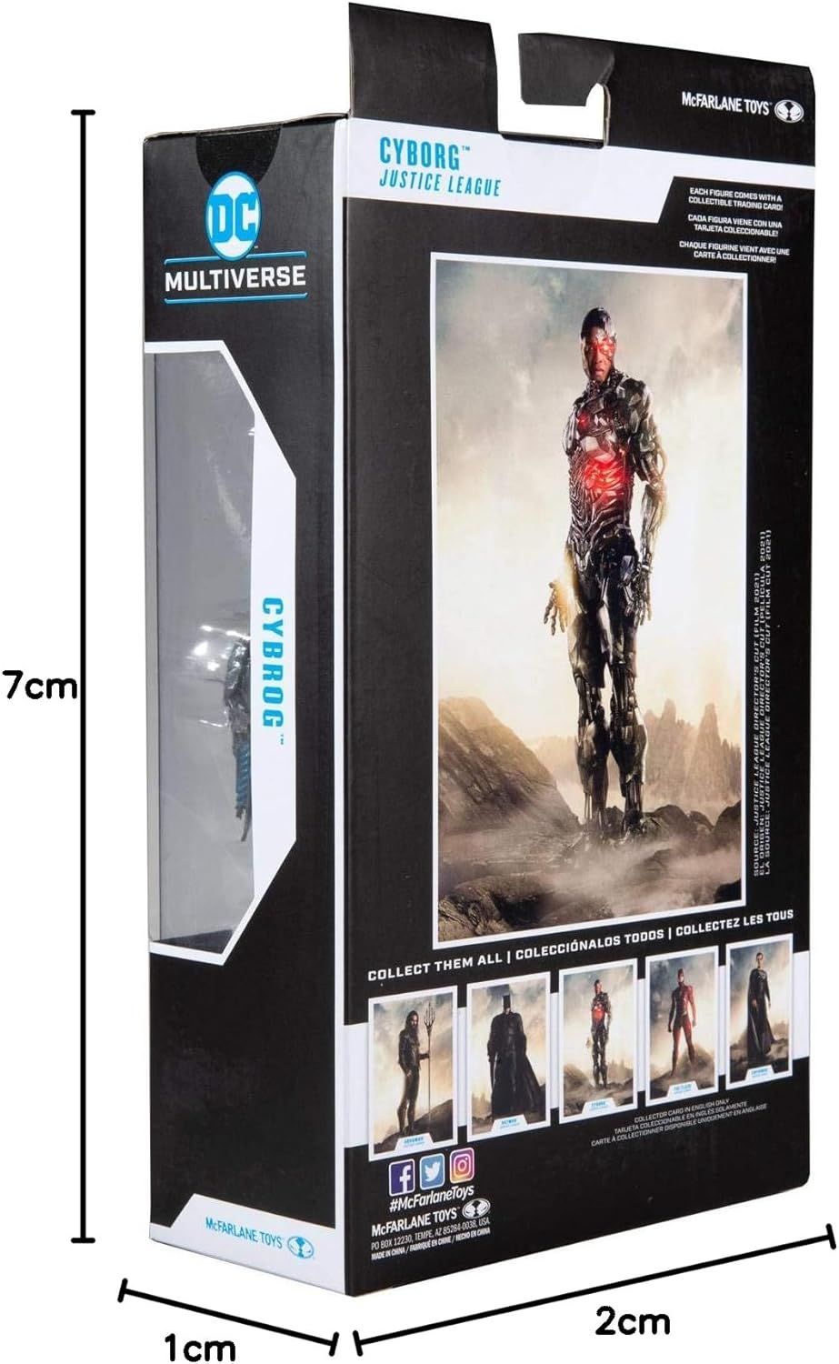 McFarlane Toys DC Justice League Movie Cyborg 7" Action Figure