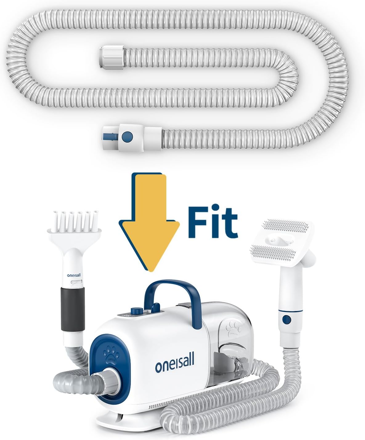 oneisall Suction Hose for BM1 Dog Grooming Vacuum Blow Dryer and Clippers