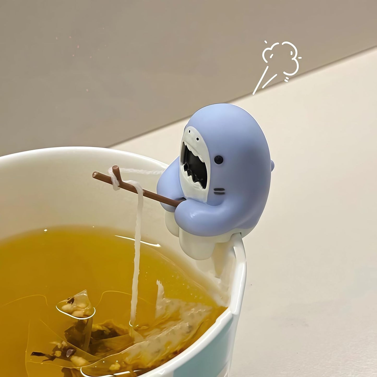Creative Shark Shape Tea Infuser, Loose Leaf Tea Strainer, Funny Animal Shaped Tea Filters Gift for Tea Drinkers Shark Accessories Tea Lovers Accessory