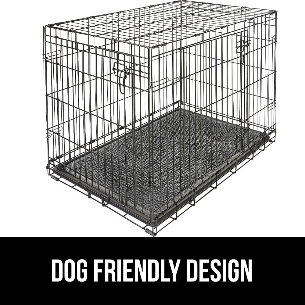 GORILLA GRIP SoakSTOPPER Dog Door Mat, Machine Washable Rug Absorbent Doormat Captures Moisture Mud Dirt, Quick Dry Soft Chenille Entryway Rugs Indoor Entrance Mats for Dog Paws, 24x17 Grey