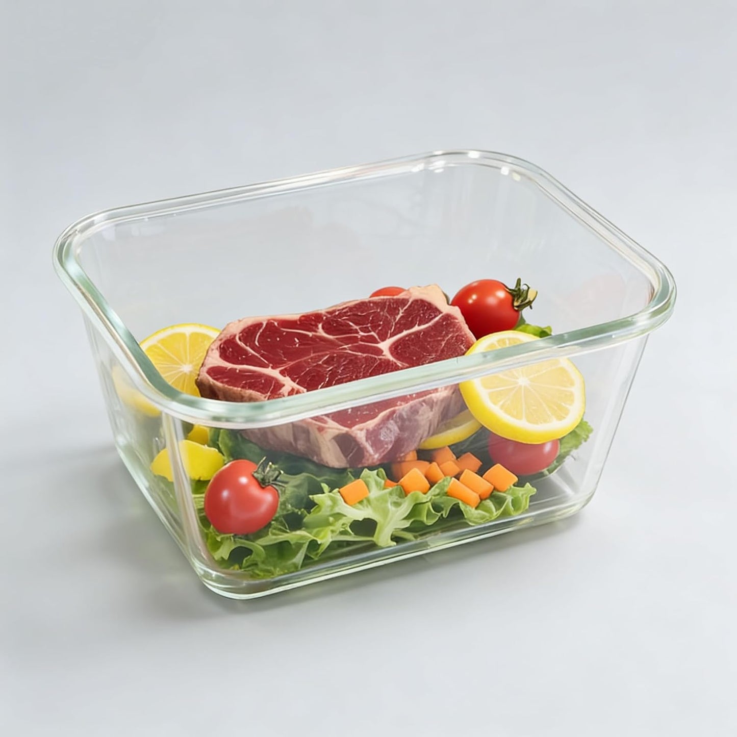 2 Pack Large Glass Food Storage Containers with Lids 85oz/10.5cup Big Airtight Storage Containers for Rotisserie Chicken Meal Prep Leftovers, BPA Free & Leak Proof, Microwave, Oven Safe (gray)