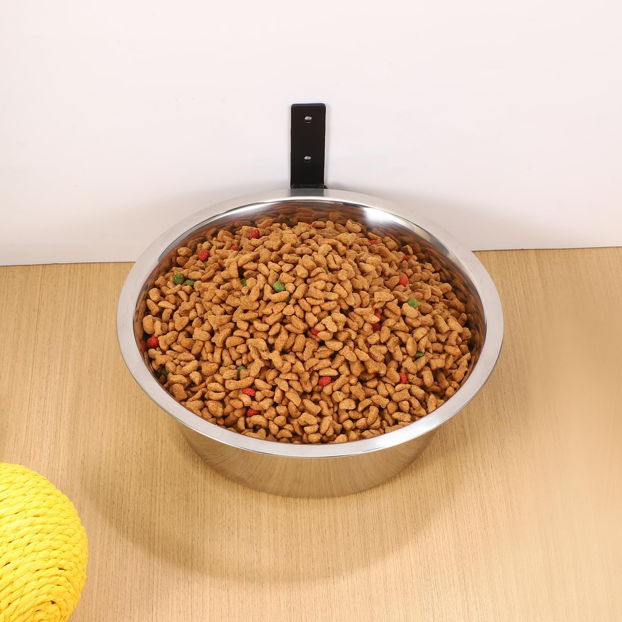 NOLITOY Elevated Dog Bowl, Wall Mounted Raised Food and Water Bowl for Medium Dogs Pet Feeding Station