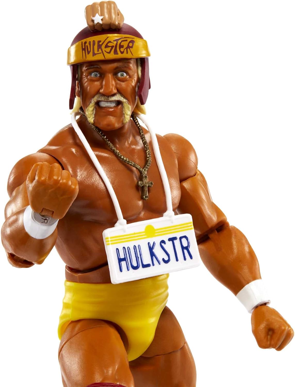 Mattel Hulk Hogan Elite Collection Action Figure, 6-inch Posable Collectible Gift for Fans Ages 8 Years Old & Up