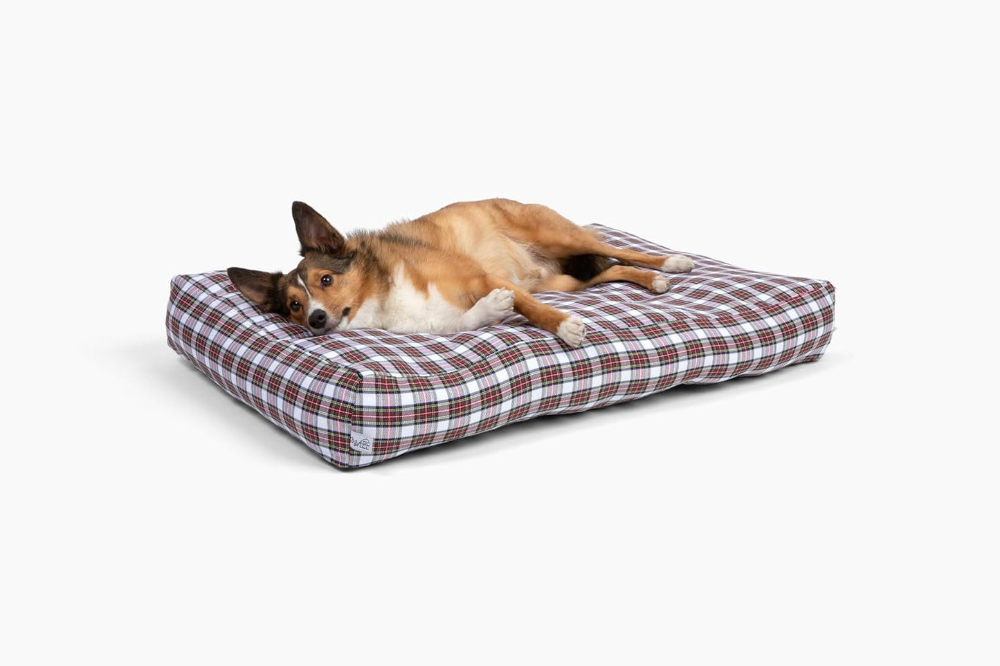 Midlee Christmas Plaid Dog Bed Cover (Large)